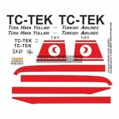 Babibi DAT01048 1/144 Thy, Fokker F-27, Dekal Çıkartma