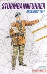 Dragon 1602 1/16 Ölçek SS-Sturmbannführer (Ardennes 1944) Asker Figürleri Plastik Model Kiti