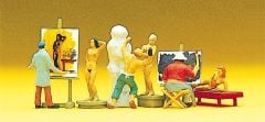 Preiser 10106 1/87 Ölçek ressamlar, heykeltraş ve modeller Figürleri