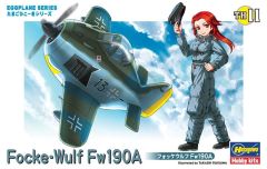 Hasegawa TH11 60121 Focke-Wulf Fw190A Savaş Uçağı (Eggplane Serisi) Plastik Model Kiti