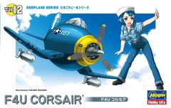Hasegawa TH12 60122 F4U Corsair Savaş Uçağı (Eggplane Serisi) Plastik Model Kiti
