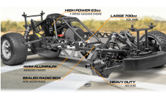 HPI Baja 5R 1970 Ford Mustang Boss 302 RTR 1/5 On-Road Sedan