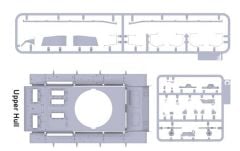 Takom 8002 1/35 Alman Orta Tankı Schürzen Zırhlı Panzer III Versiyon M Demonte Plastik Tank Maketi