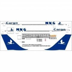 Babibi DAT01057 1/144 Mng Cargo, Airbus A300, Şema-1, Dekal Çıkartma