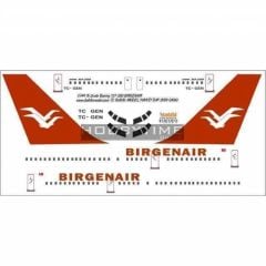 Babibi DAT01060 1/144 Birgen Air, Boeing 757-200, Dekal Çıkartma