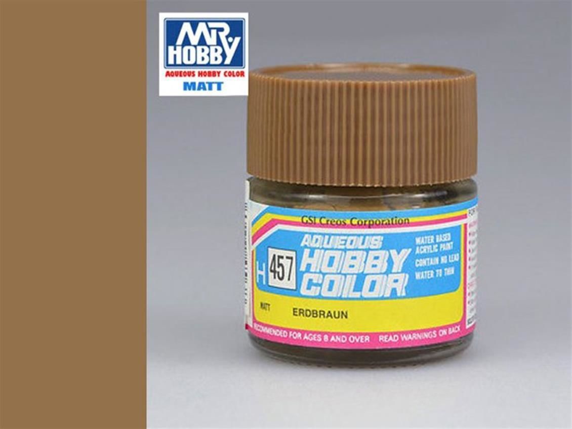 Gunze H457 10 ml. Earth Brown, Aqueous Serisi Maket Boyası