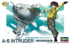 Hasegawa TH20 60130 A-6 Intruder Savaş Uçağı (Eggplane Serisi) Plastik Model Kiti