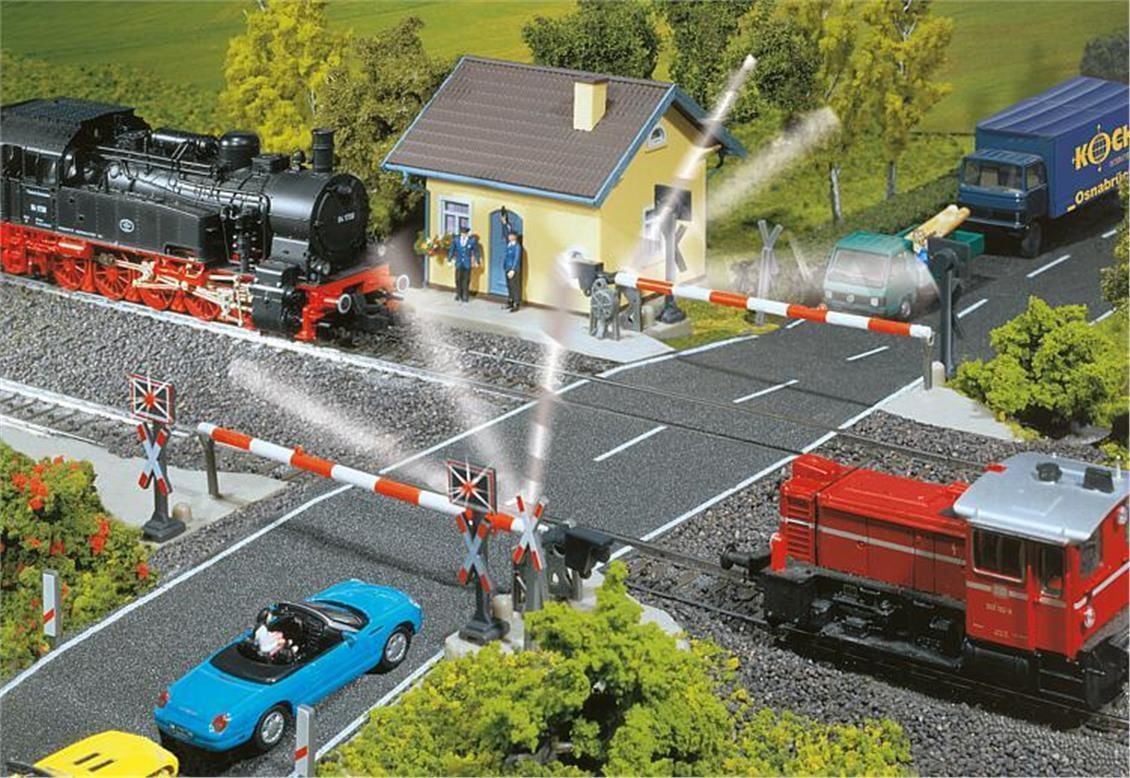 Faller 120171 1/87 Hemzemin Geçit, Motorlu, Demonte Plastik Maketi