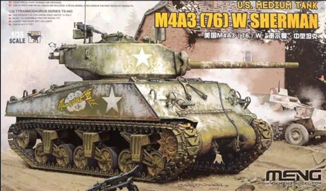 1/35 U.S. Medium Tank M4A3 (76) W