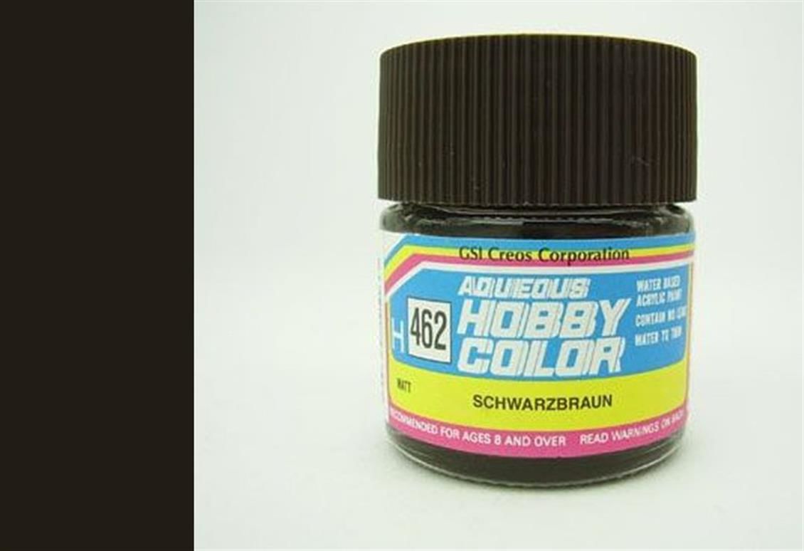 Gunze H462 10 ml. Black Brown, Aqueous Serisi Maket Boyası