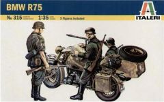Italeri 0315S 1/35 Bmw R75 Sepetli Motosiklet Demonte Plastik Maketi