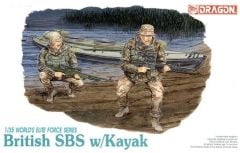 Dragon 3023 1/35 Ölçek Modern İngiliz SBS Kayıklı Asker Figürleri Plastik Model Kiti