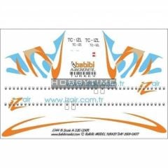 Babibi DAT01077 1/144 Iz Air, Airbus A320, Dekal Çıkartma
