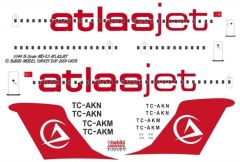 Babibi DAT01078 1/144 Atlasjet, MD-83, Dekal Çıkartma
