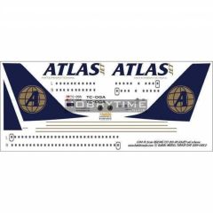 Babibi DAT01082 1/144 Atlasjet, Boeing 757-200, Dekal Çıkartma