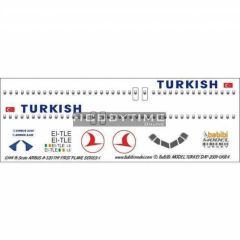 Babibi DAT01084 1/144 Thy, Airbus A320, First Plane Serisi-1, Dekal Çıkartma