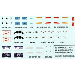 AMT 685 1/25 2009 Chevy Corvette Coupe Araba Maketi