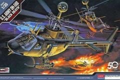Academy 12250 1/35 ABD Kara Kuvvetleri OH-58D (Kara Ölüm) Helikopter Demonte Plastik Maketi