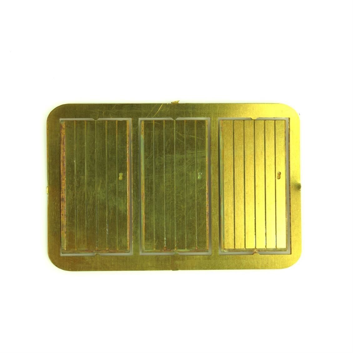 80350 1/87 DÜZ KAPI - PRİNÇ - 32X16 MM. - 3 ADET