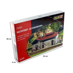Faller 110088 1/87 Altoberndorf Yol Kenarı İstasyonu Demonte Plastik Maketi