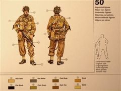 Italeri 6034S 1/72 WWII İngiliz Paraşütçü Askerleri Demonte Plastik Maketi
