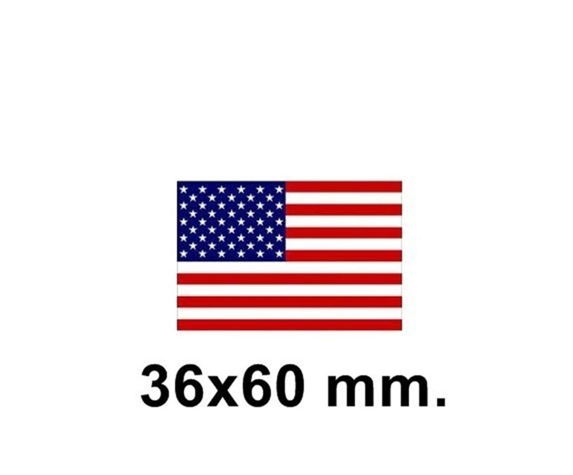 80191 AMERİKAN BAYRAĞ - 1 ADET - SAPELLY - 50 MM.