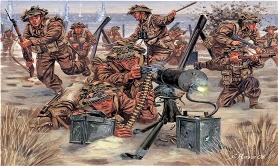 Italeri 6056S 1/72 WWII İngiliz Askerleri Demonte Plastik Maketi
