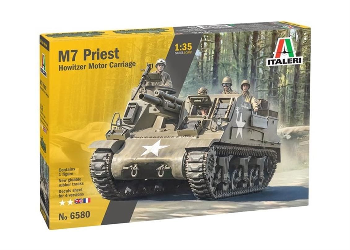 Italeri 6580S 1/35 M7 Priest Tank Demonte Plastik Maketi