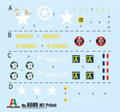 Italeri 6580S 1/35 M7 Priest Tank Demonte Plastik Maketi