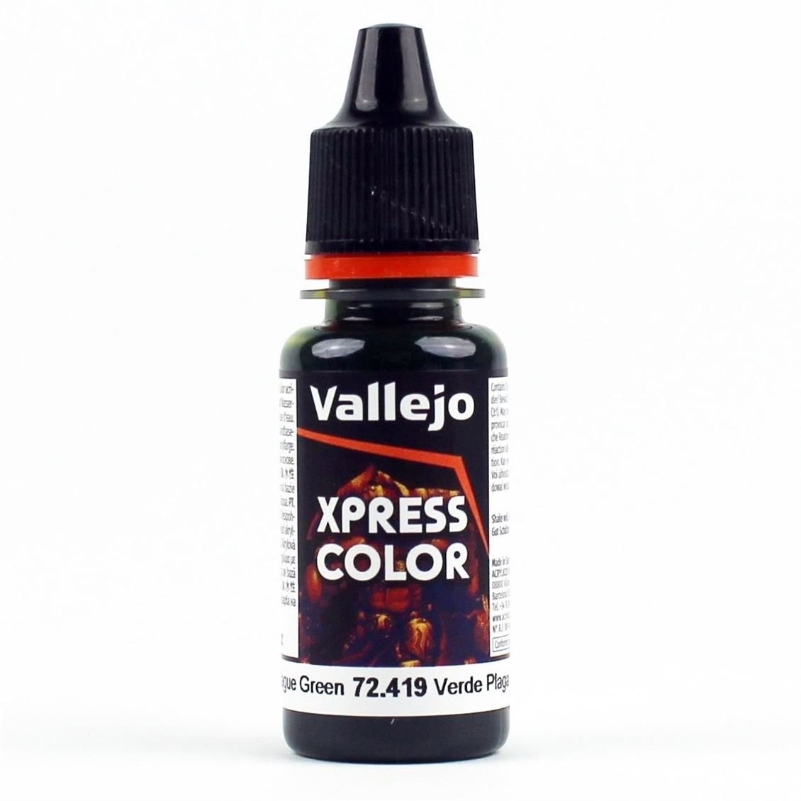 Vallejo 72419 18 ml. Plague Green, Game Color Serisi Model Boyası
