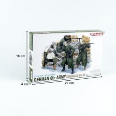 Dragon 6017 1/35 Ölçek Alman 6.Ordu Askerleri, Stalingard 1942/43, Plastik Model Kiti