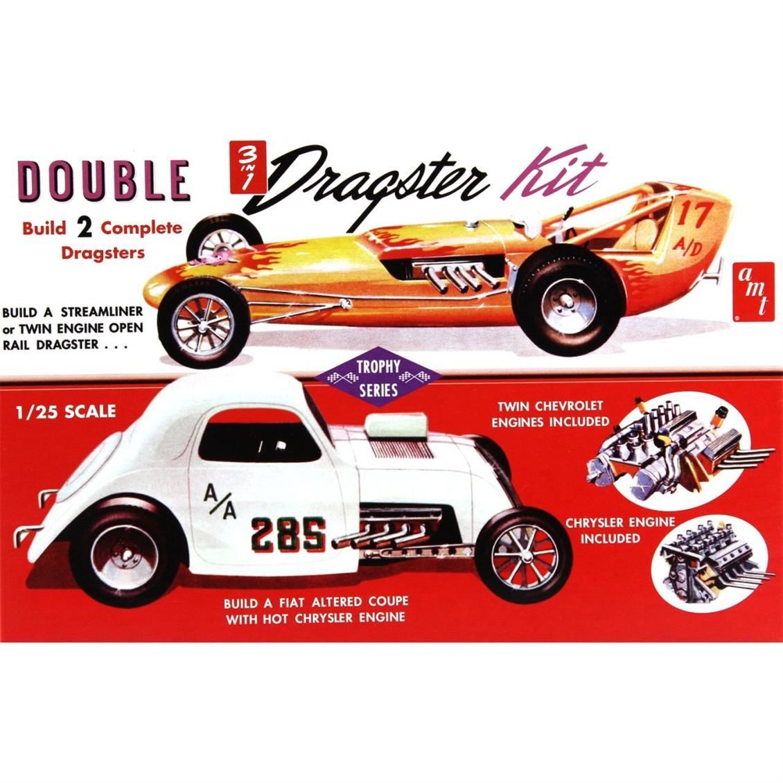 646 1/25 Double Dragster