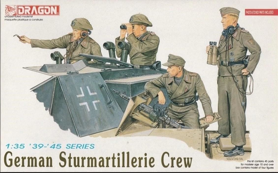 Dragon 6029 1/35 Alman Sturmartillerie Mürettebatı Asker Figür Maket Seti