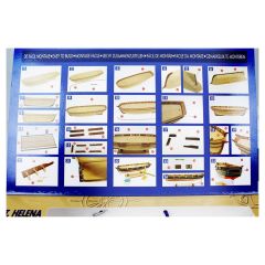 80620 1/85 ST. HELENA -A HŞAP TEKNE KİTİ