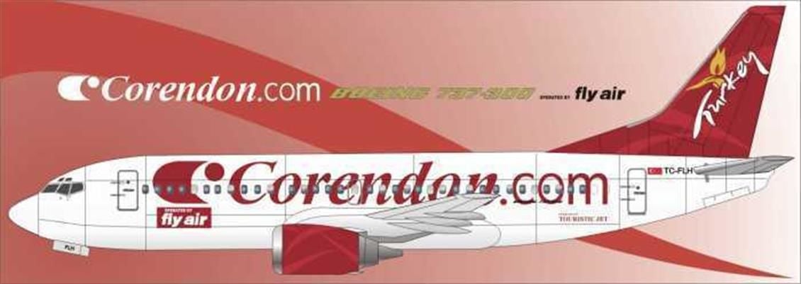 COR001 1/144 CORENDON FLYAİR 737-300