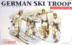 Dragon 6039 1/35 Ölçek Alman Kayak Birlikleri Asker Figürleri Plastik Model Kiti