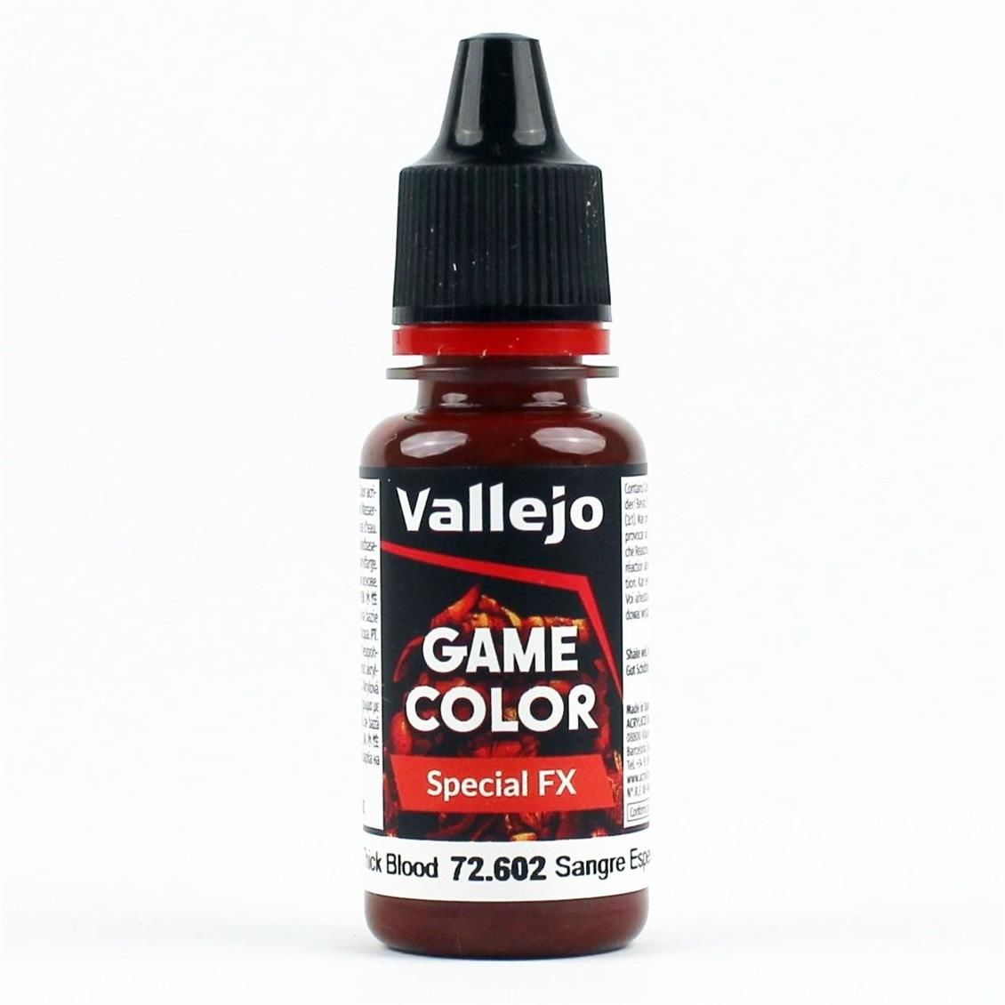 Vallejo 72602 18 ml. Thick Blood, Game Color Serisi Model Boyası
