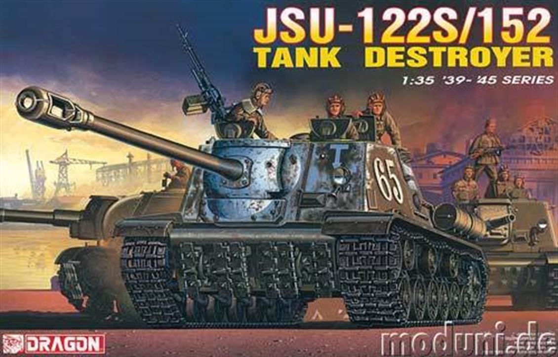 Dragon 6047 1/35 Ölçek JSU-122S/152 Tanksavar Tankı Plastik Model Kiti