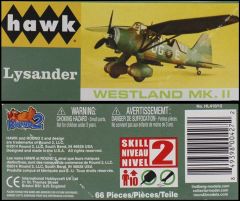 Lindberg 410 1/48 Westland Lysander Savaş Uçağı Demonte Plastik Maketi