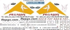 PEG001 1/144 PEGASUS B737-400 CLASSİC -TC AFA