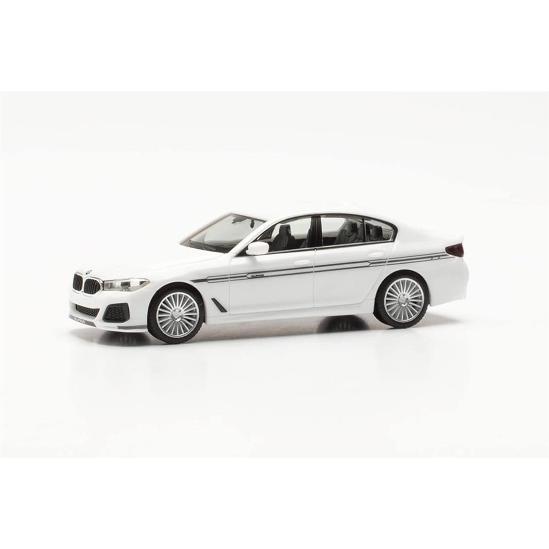 Herpa 421065 1/87 Ölçek BMW Alpina B5, Beyaz, Sergilemeye Hazır Model Araç
