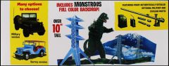 MPC 882 1/25 Godzilla Army Jeep Demonte Plastik Maketi