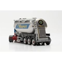 Herpa 316132 1/87 Ölçek Mercedes-Benz Actros 2.3 Silo Dorseli TIR (Kleigrewe), Sergilemeye Hazır Model Araç