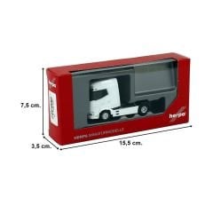 Herpa 316033 1/87 Ölçek DAF XG Çekici, Beyaz, Sergilemeye Hazır Model Araç