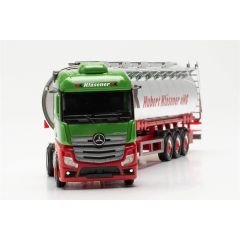 Herpa 315395 1/87 Ölçek Mercedes-Benz Actros, Tanker Dorseli TIR (HK), Sergilemeye Hazır Model Araç
