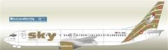 SKY010 1/144 SKY B737-400 GOLD WİTH LASER PRİNTED