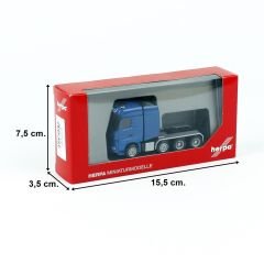 Herpa 307734-005 1/87 Ölçek Mercedes-Benz Arocs SLT Çekici, Mavi, Sergilemeye Hazır Model Araç