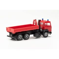 Herpa 097178 1/87 Ölçek Magirus Damperli İtfaiye Kamyonu, Sergilemeye Hazır Model Araç