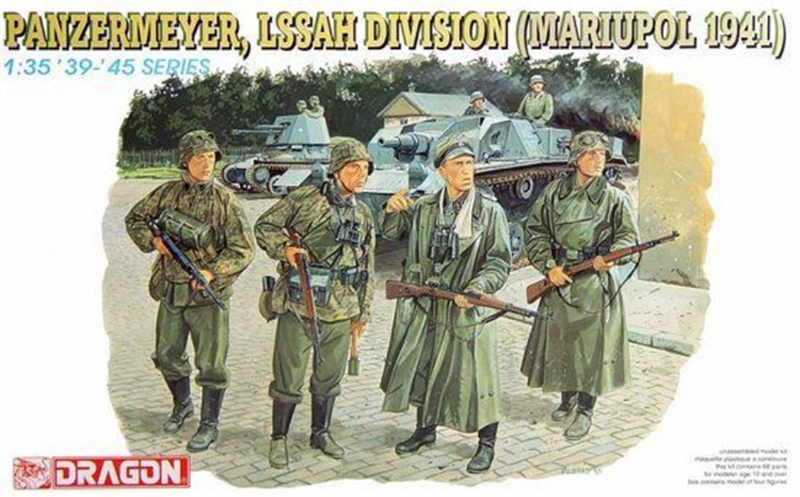 Dragon 6116 1/35 ''Panzer'' Meyer LSSAH Tümeni Asker Figür Maket Seti Mariupol 1941