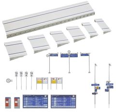 Faller 120100 1/87 Modern Platform ( C Track için ) Demonte Plastik Maketi